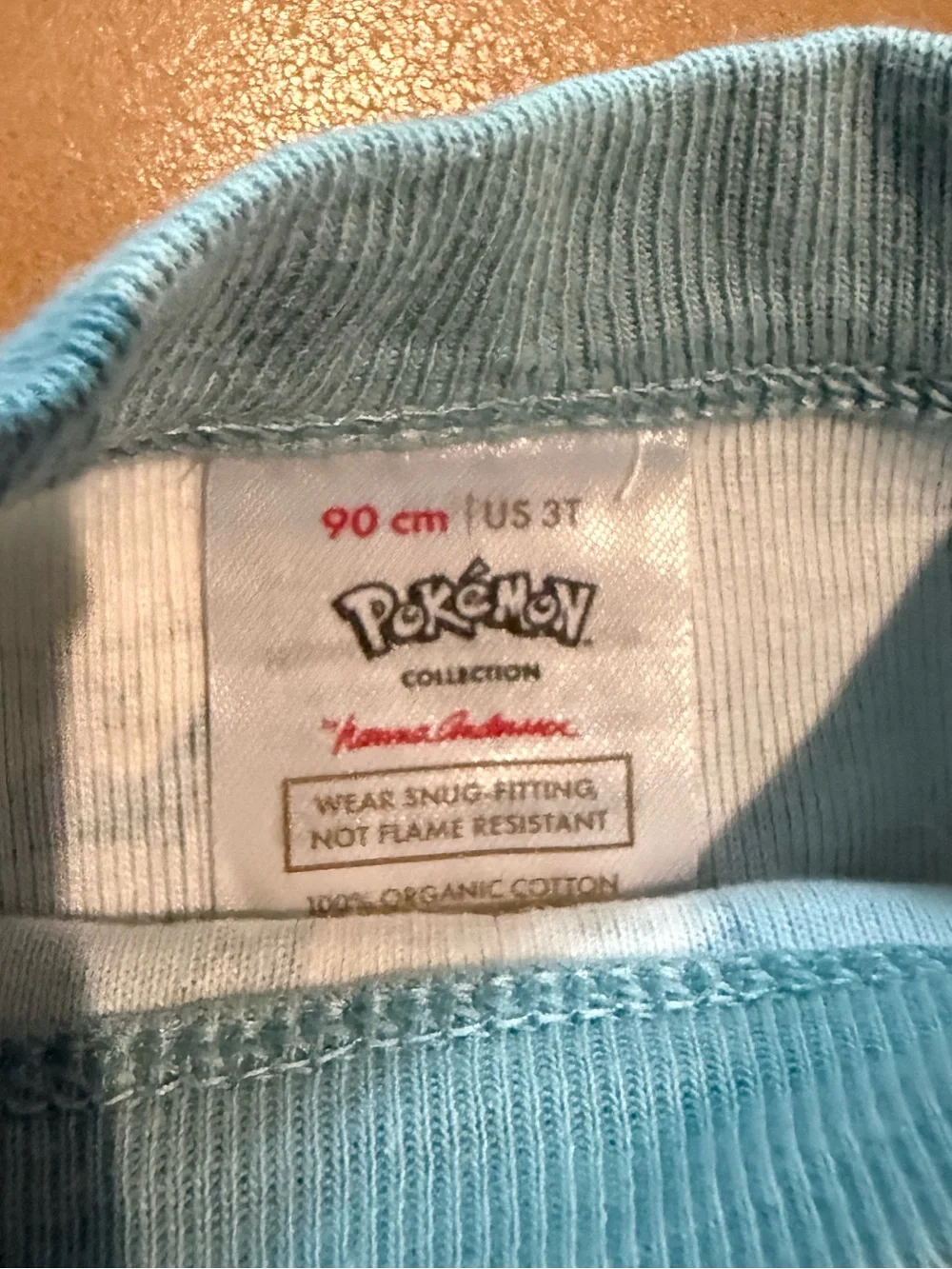 Hanna Andersson Organic Cotton Pokemon Snorlax Pajamas 3T